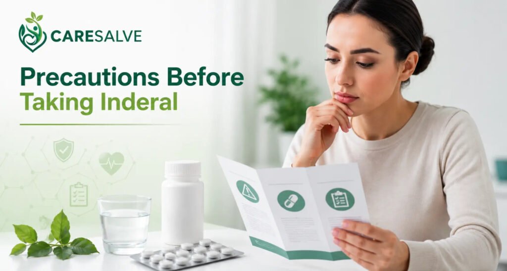 Precautions Before Taking Inderal