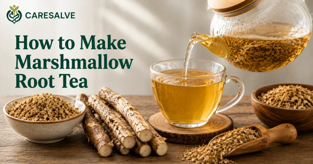 How to Make Marshmallow Root Tea

