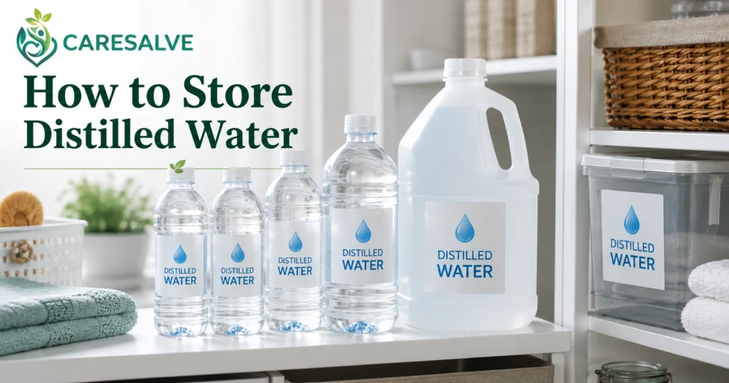 How to Store Distilled Water