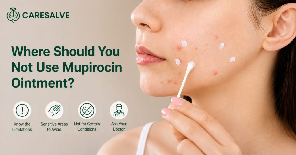 Where Should You Not Use Mupirocin Ointment